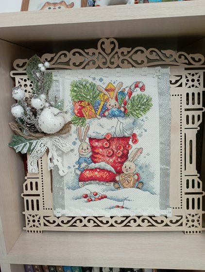 Работа «Новогодняя вышивка»