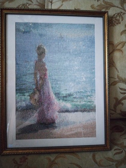 Работа «Девушка у моря»