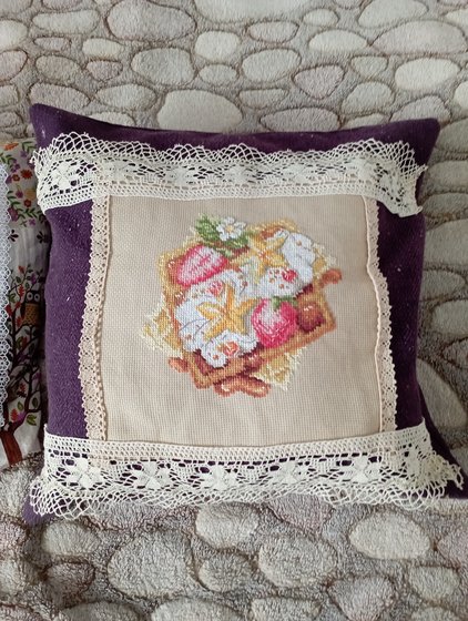 Работа «снова подушечка»