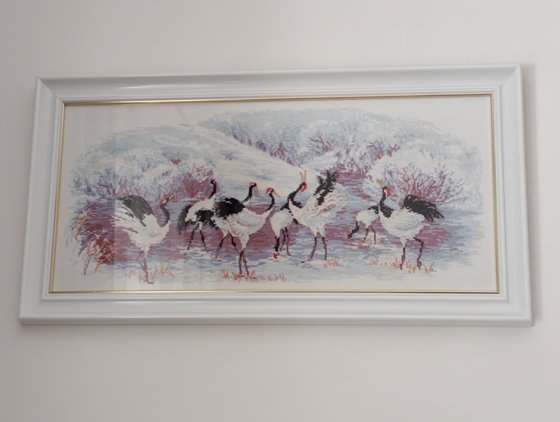 Работа «Танец журавлей»