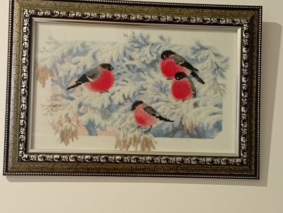 Работа «Снегири»