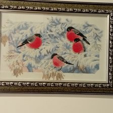 Работа «Снегири»