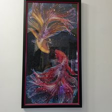 Работа «рыбки размер 50*70 см»