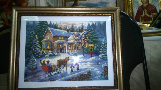 Работа «На Рождество к маме»