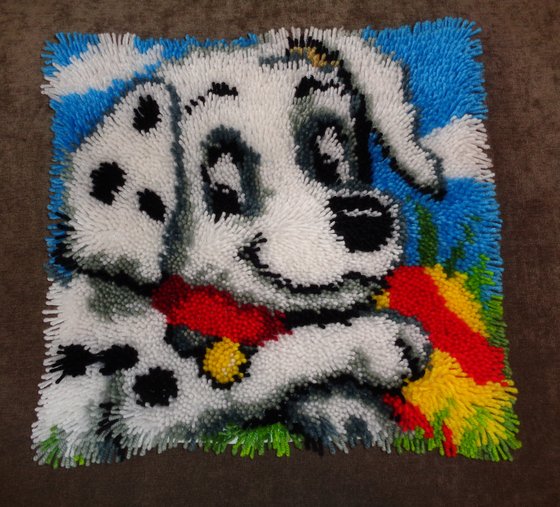 Работа «Подушка для внука»