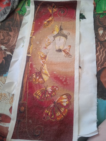 Работа «Фонарь и бабочки»