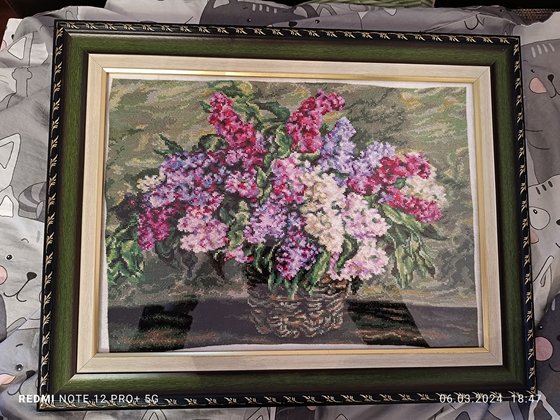 Работа «Сирень»