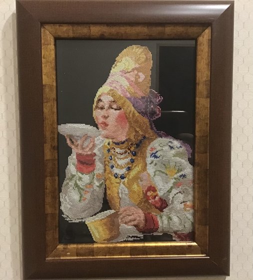 Работа «Чаепитие. Маковский»