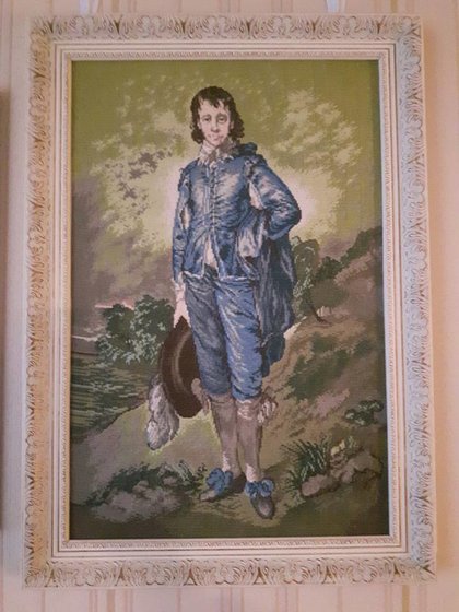 Работа «Мальчик в голубом»