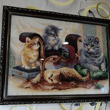 Работа «Кошачье семейство»