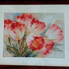 Работа «Тюльпаны»