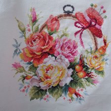 Работа «Розы для мастерицы (100-122)»