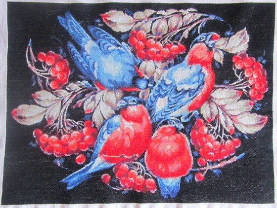 Работа «Снегири»