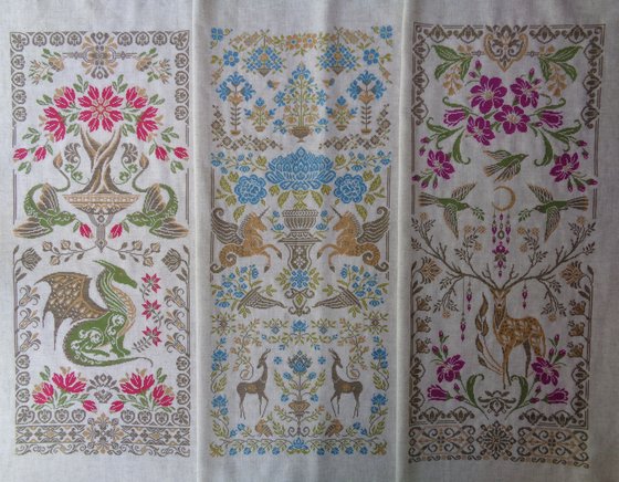 Работа ««Звёздный дракон», «Хранители Дивного сада», «Лунный олень»»