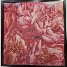 Работа «Красные пионы»