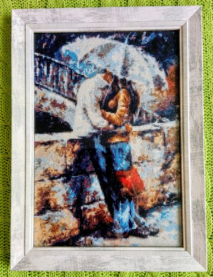 Работа «Двое под зонтом»