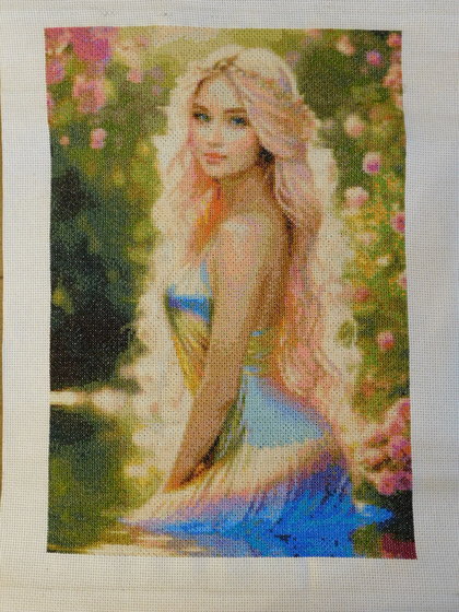 Работа «Девушка-нимфа»