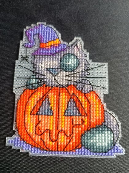 Работа «Странный кот и тыква»