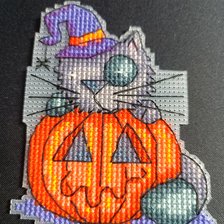 Работа «Странный кот и тыква»