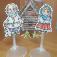 Работа «Дед и внучка»