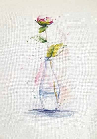 Работа «Овен "Изящный пион"»