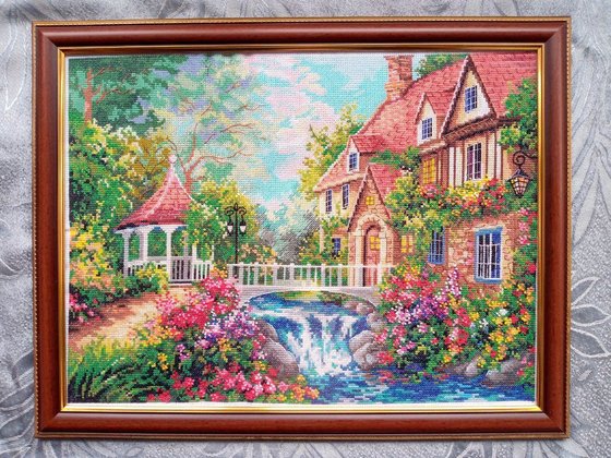 Работа «Во французской стороне или французский дворик»