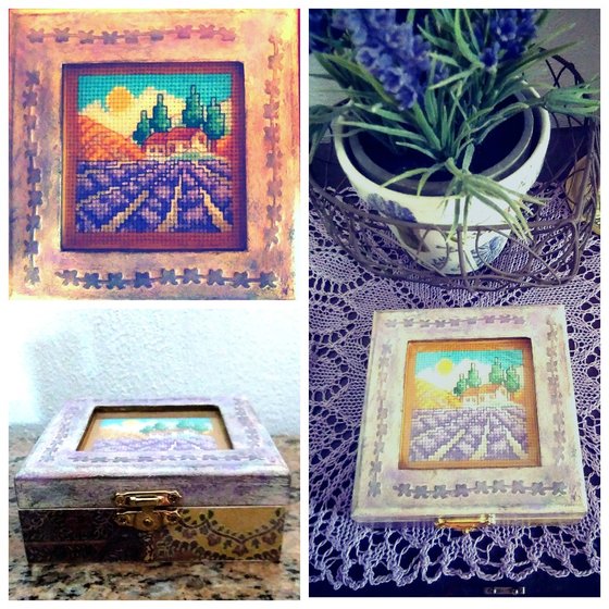 Работа «Шкатулка "Прованс"»