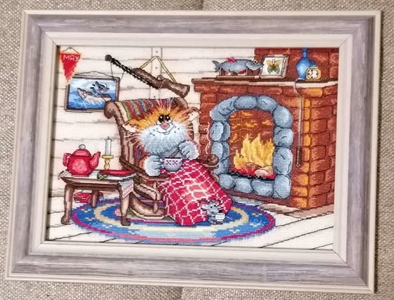 Работа «Уютный вечер.»