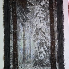 Работа «Зимняя чаща. Снегопад.»