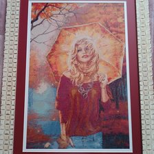 Работа «Девушка-осень»