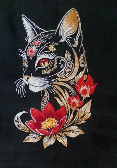 Работа «Мистический кот»