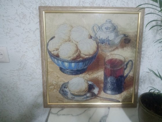 Работа «Чай с зефиром»