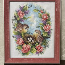 Работа «Чудесная игла: Семейное гнездышко»