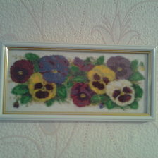 Работа «Анютины глазки»