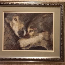 Работа «Пара волков»