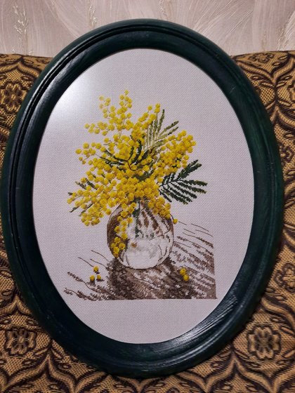 Работа «Весенняя мимоза.»