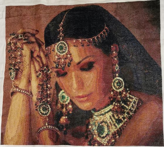 Работа «Восточная девушка»