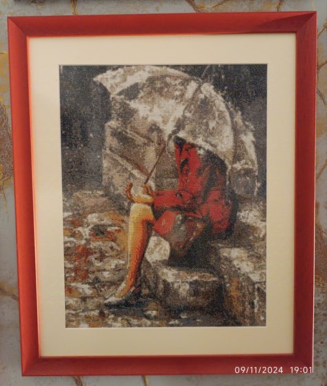 Работа «Под дождем.»