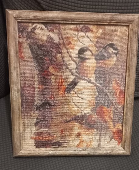 Работа «Птицы на березе»