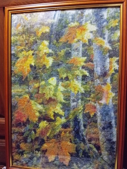 Работа «Золото кленовых листьев, худ. С.Бессонов»