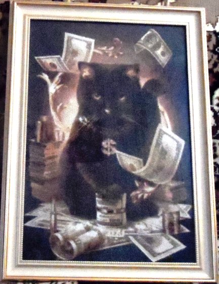 Работа «Денежный кот»