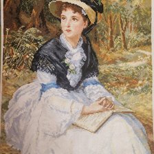 Работа «Дама в лесу»