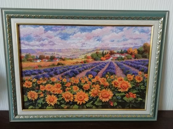 Работа «Лавандовое поле»