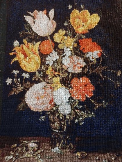 Работа «Ян Брейгель Цветы в вазе....»