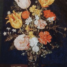 Работа «Ян Брейгель Цветы в вазе....»