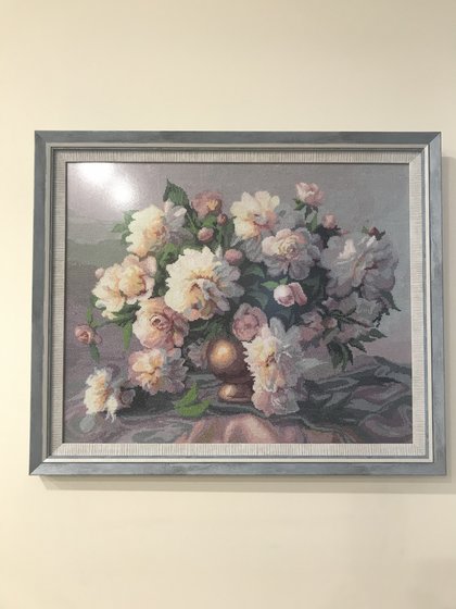 Работа «Пионы»