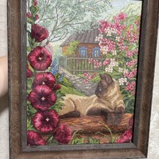 Работа «PANNA. Отдых под мальвой.»