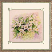 Работа «Акварельный жасмин»