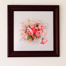 Работа «Акварельные розы»