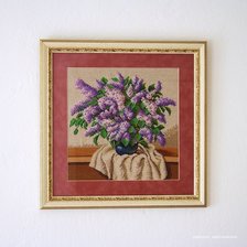 Работа «Букет сирени»